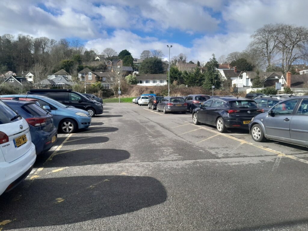 Withdean Carpark for Survey